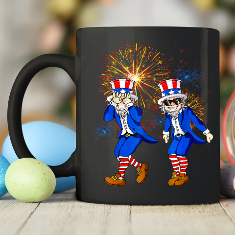 Uncle Sam Griddy Dance Funny 4th Of July Independence Day Ceramic Mug 11oz 5