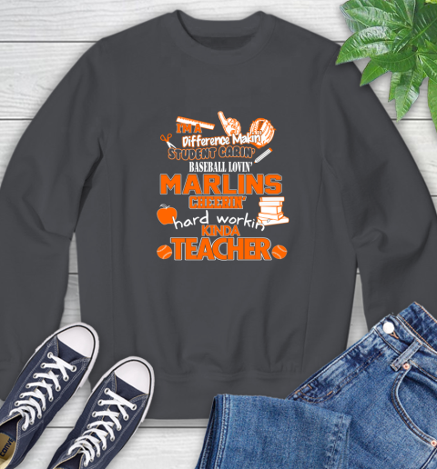 Milwaukee Brewers MLB I'm A Difference Making Student Caring Baseball Loving Kinda Teacher (2) Sweatshirt 6