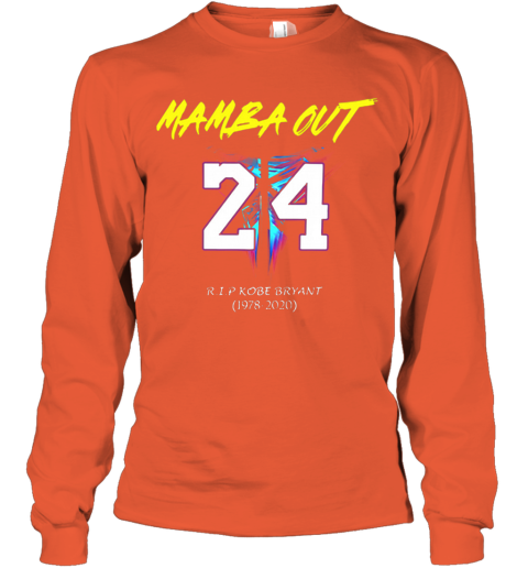 mamba out tee shirts