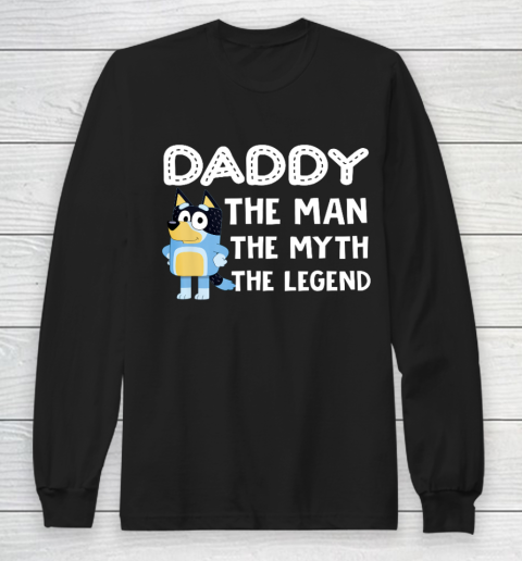 Bluey Dad Working For Father Day Lover Long Sleeve T-Shirt
