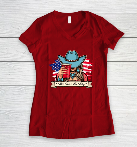 Toby Keith This One's For Toby Women's V-Neck T-Shirt 6