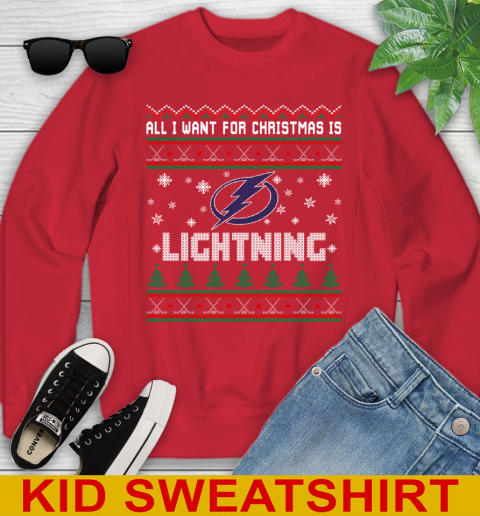 Tampa Bay Lightning NHL Hockey All I Want For Christmas Is My Team Sports 115