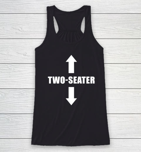 Two Seater Funny Racerback Tank