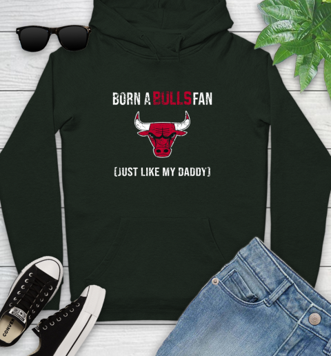 NBA Chicago Bulls Loyal Fan Just Like My Daddy Basketball Shirt Youth Hoodie 12