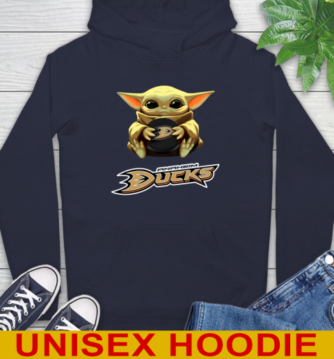NHL Hockey Anaheim Ducks Star Wars Baby Yoda Shirt 16