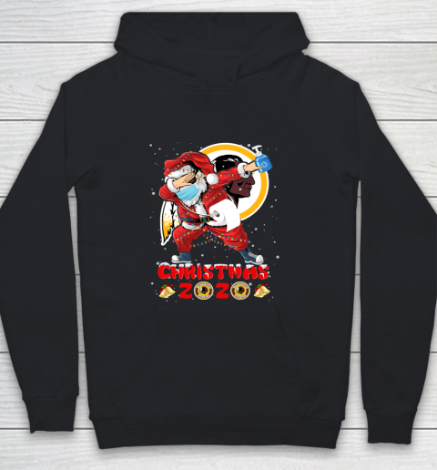 Washington Redskins Funny Santa Claus Dabbing Christmas 2020 NFL Youth Hoodie