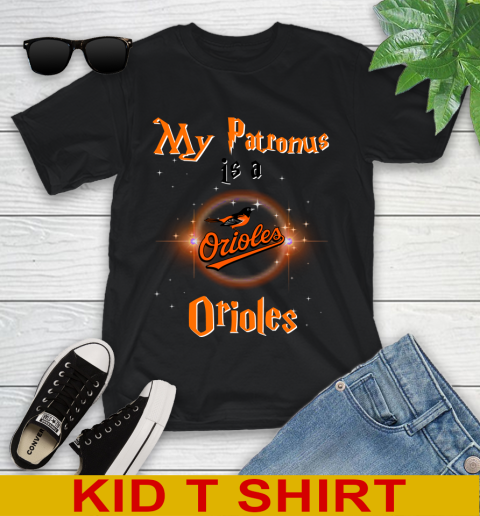 MLB Baseball Harry Potter My Patronus Is A Baltimore Orioles Youth T-Shirt