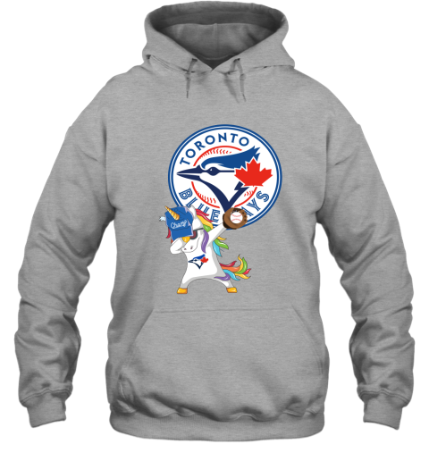 Hip Hop Dabbing Unicorn Flippin Love Toronto Blue Jays Hoodie
