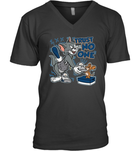 Jordan 3 Palomino Shirt Trust No One Tom And Jerry V-Neck T-Shirt