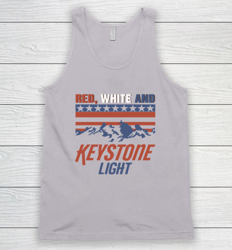 Red White And Keystone Light 4th Of July Tank Top 2