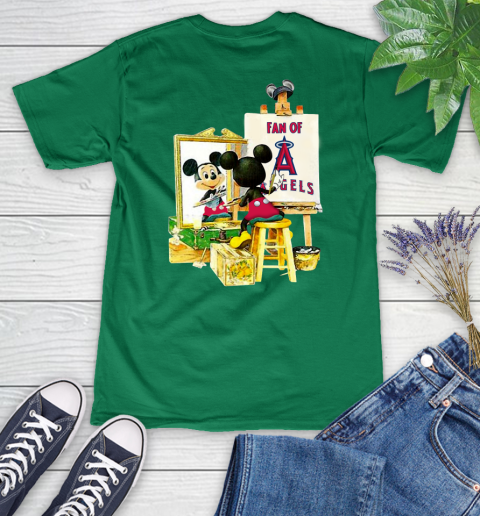 MLB Baseball Los Angeles Angels Mickey Drawing Shirt 75