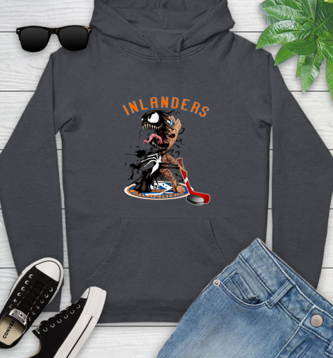 NHL New York Islanders Hockey Venom Groot Guardians Of The Galaxy Youth Hoodie 8