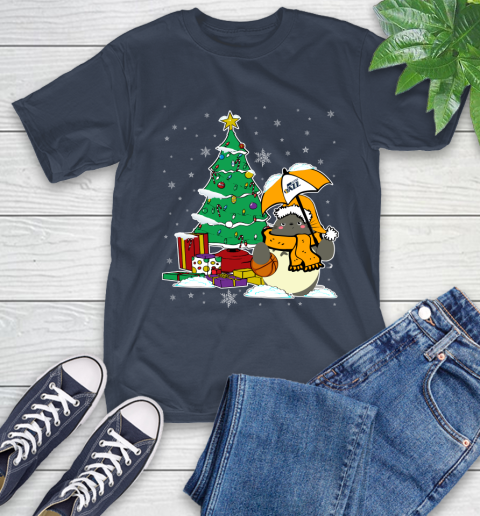 Utah Jazz NBA Basketball Cute Tonari No Totoro Christmas Sports T-Shirt 3