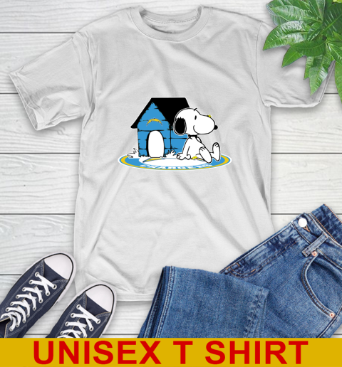 NFL Football Los Angeles Chargers Snoopy The Peanuts Movie Shirt T-Shirt