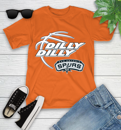 NBA San Antonio Spurs Dilly Dilly Basketball Sports Youth T-Shirt 7