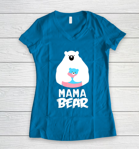 Mama Bear Transgender Shirt LGBT Pride Women's V-Neck T-Shirt 5