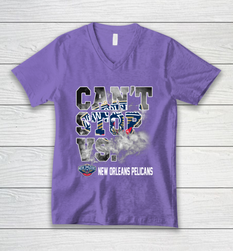 NBA New Orleans Pelicans Basketball Can't Stop Vs V-Neck T-Shirt 8
