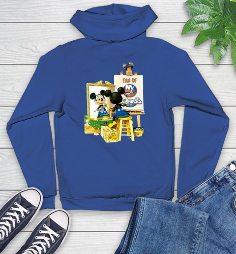 NHL Hockey New York Islanders Mickey Drawing Shirt 131