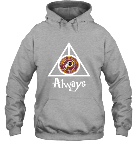 Always Love The Washington Redskins x Harry Potter Mashup NFL y9kw always love the washington redskins x harry potter hoodie 23 front sport grey