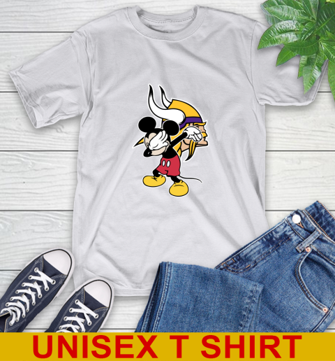 Minnesota Vikings NFL Football Dabbing Mickey Disney Sports T-Shirt 12