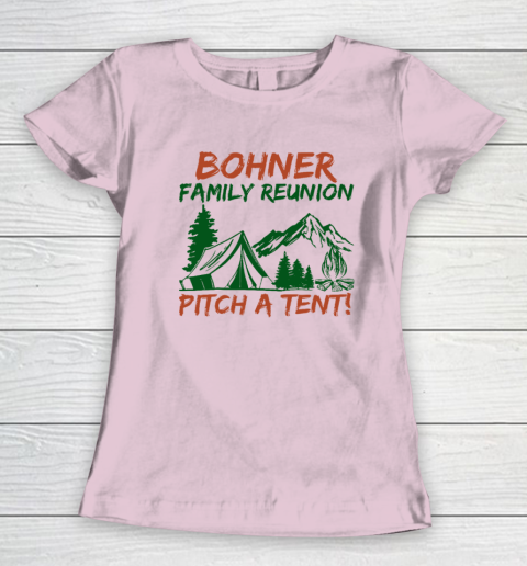 Bohner Family Reunion Pitch A Tent Women's T-Shirt 5