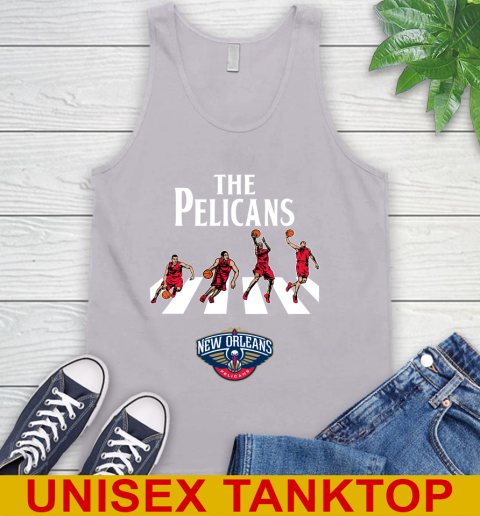NBA Basketball New Orleans Pelicans The Beatles Rock Band Shirt Tank Top 3