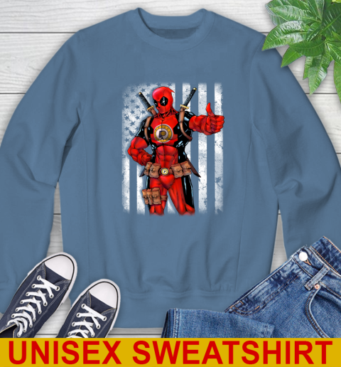 NBA Basketball Indiana Pacers Deadpool American Flag Shirt Sweatshirt 10