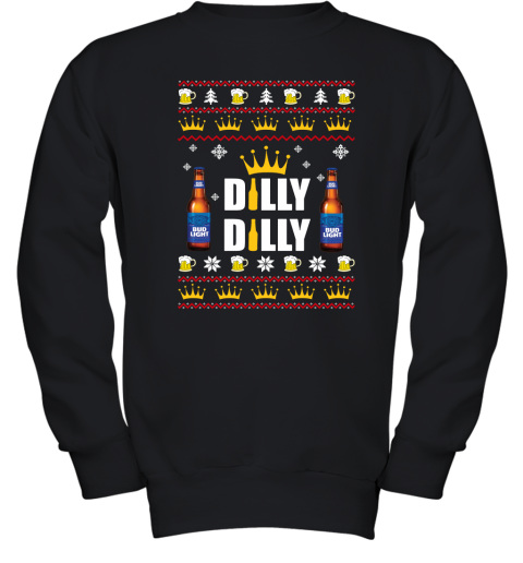 Bud Light Dilly Dilly Christmas Youth Sweatshirt