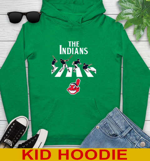 MLB Baseball Cleveland Indians The Beatles Rock Band Shirt Youth Hoodie 8