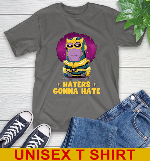 NFL Football New Orleans Saints Haters Gonna Hate Thanos Minion Marvel Shirt T-Shirt 8