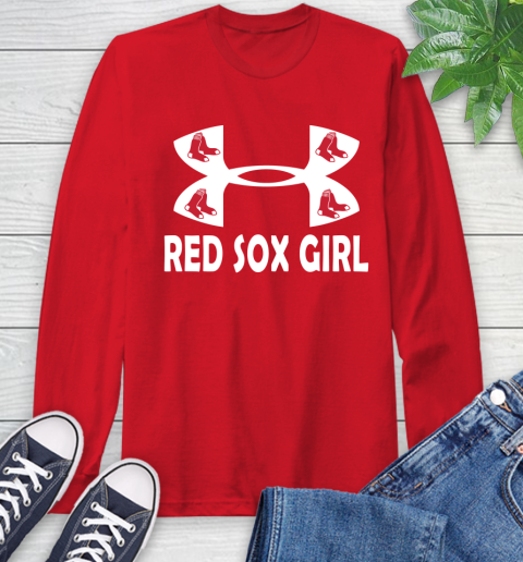 Under armour red sox shirt online