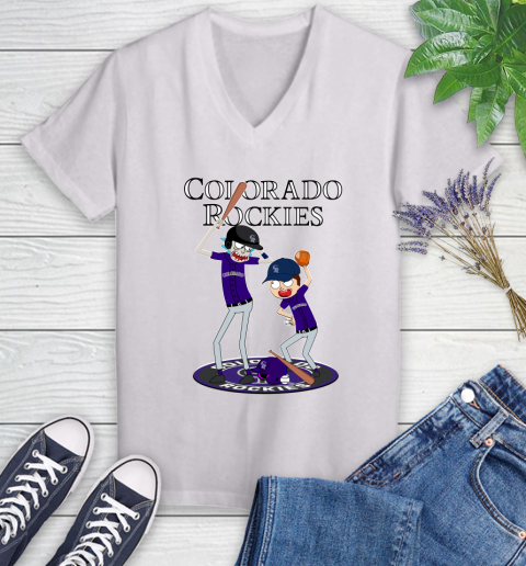MLB Colorado Rockies Rick And Morty Baseball 77