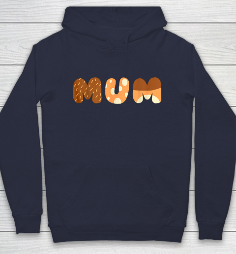 Bluey Mum for moms on Mother Day Chili Hoodie 2