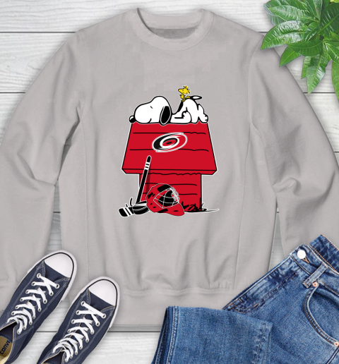 Carolina Hurricanes NHL Hockey Snoopy Woodstock The Peanuts Movie Sweatshirt 12