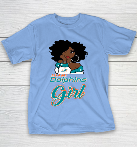 Miami Dolphins Girl NFL Youth T-Shirt 10