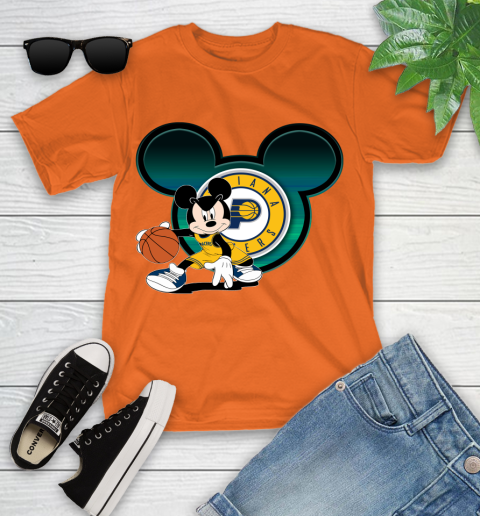 NBA Indiana Pacers Mickey Mouse Disney Basketball Youth T-Shirt 7