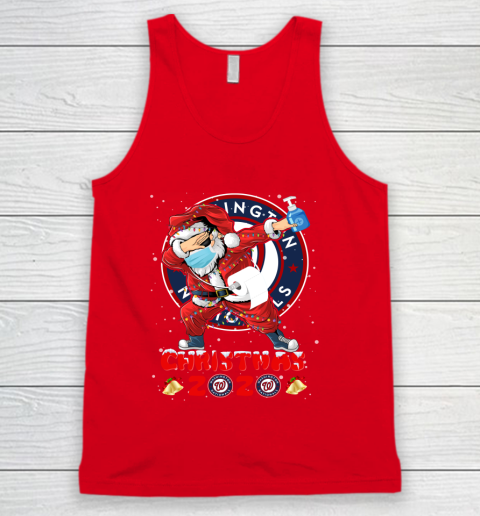 Washington Nationals Funny Santa Claus Dabbing Christmas 2020 MLB Tank Top 5