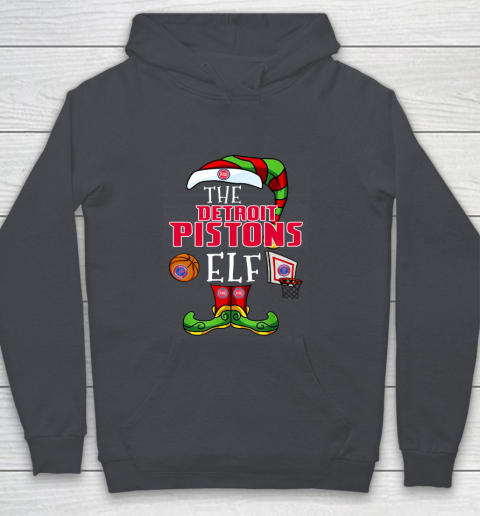 Detroit Pistons Christmas ELF Funny NBA Youth Hoodie 5