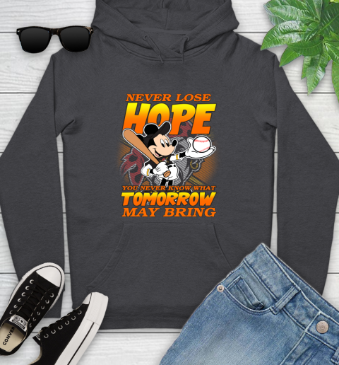 Pittsburgh Pirates MLB Baseball Mickey Disney Never Lose Hope Youth Hoodie 8