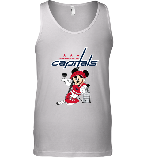Mickey Washington Capitals With The Stanley Cup Hockey NHL Tank Top