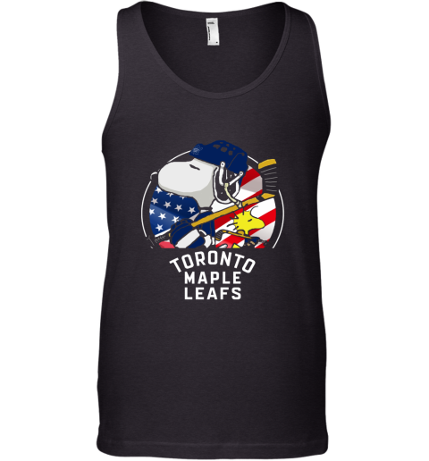 Toronto Mapples Leafs Ice Hockey Snoopy And Woodstock NHL Tank Top