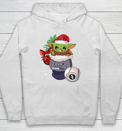 Chicago White Sox Christmas Baby Yoda Star Wars Funny Happy MLB Hoodie