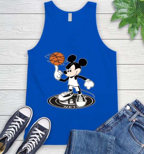 NBA Basketball Brooklyn Nets Cheerful Mickey Disney Shirt Tank Top 6 NBA Basketball Brooklyn Nets Cheerful Mickey Disney Shirt Tank Top - Image 6