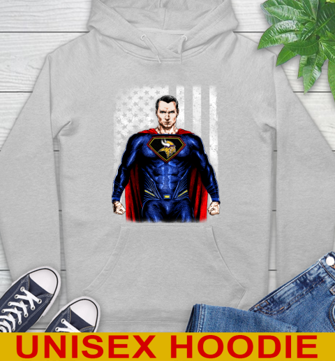 NFL Football Minnesota Vikings Superman DC Shirt Hoodie 6