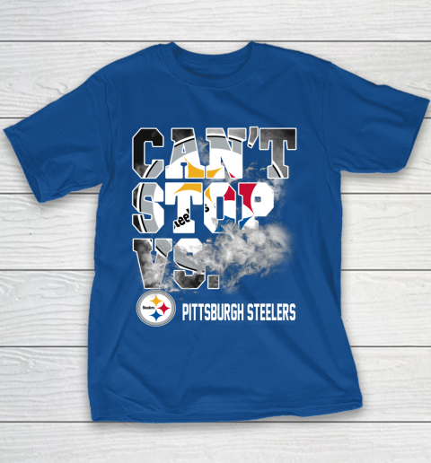 NFL Pittsburgh Steelers Can't Stop Vs Youth T-Shirt 6