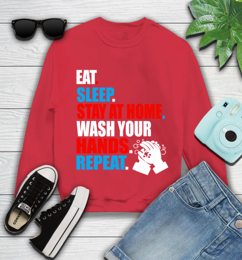 Coronavirus Shirt  Eat Sleep Stay At Home Wash Your Hands Repeat Shirt 111