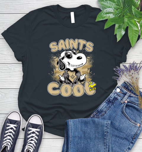 NFL Football New Orleans Saints Cool Snoopy Shirt Women's T-Shirt 6