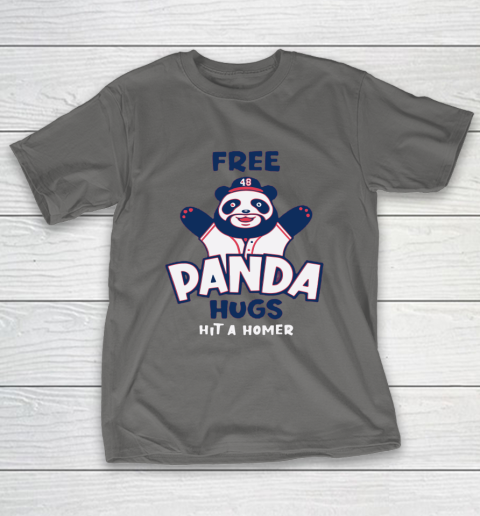 Free Panda Hugs Braves T-Shirt 7