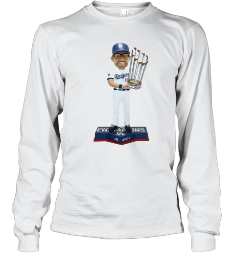 17 Joe Kelly Los Angeles Dodgers 2020 World Series Champions Long Sleeve T-Shirt