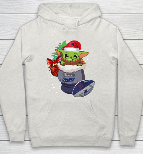 New York Giants Christmas Baby Yoda Star Wars Funny Happy NFL Hoodie 12